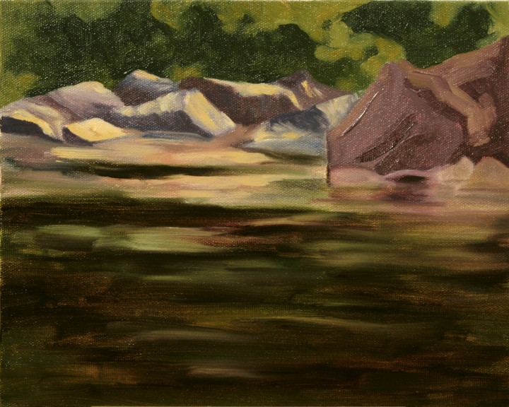painting: With Feet in Water