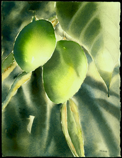 painting: Dark Elephant Ear